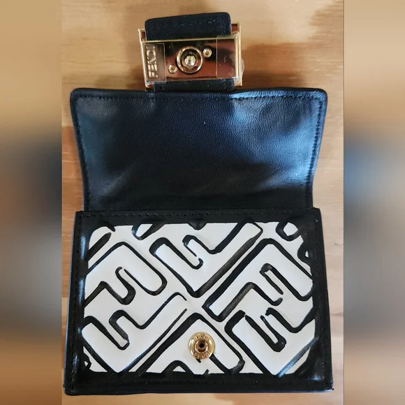 NWOT Fendi X Joshua Vides Micro Trifold Wallet - Picture 13 of 16